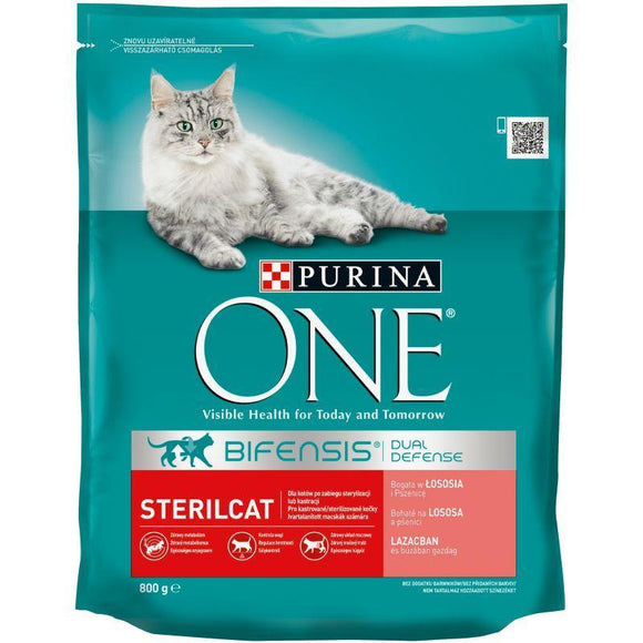 Purina One Sterilcat Salmon & Wheat - 800g