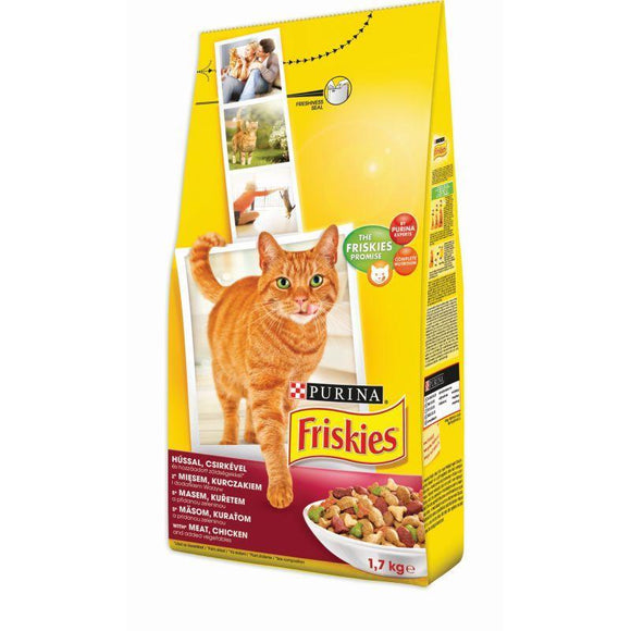 Friskies Adult Meat & Chicken & Vegetables - 1,7kg