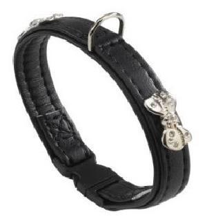 Ferplast Joy C 20/31 Irnitation Leather Collar Black