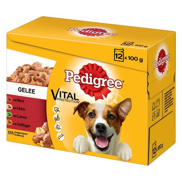Pedigree Adult Pouch Multipack 12x100g at a glance