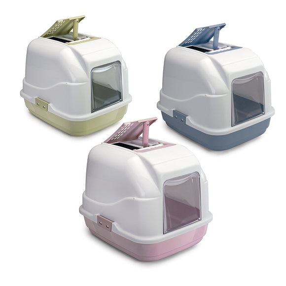 Imac Easy Cat Box Toilet Limited Edition Blue/Green/Pink 50x40x40cm