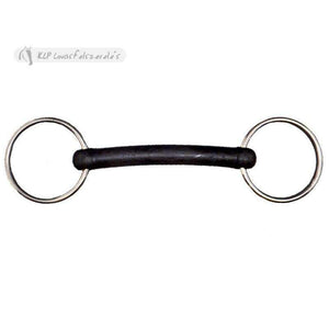 Ring Snaffle Bit Stainless Steel With Rubber