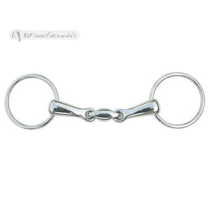 Ring Snaffle Bit Stainless Steel With French Link