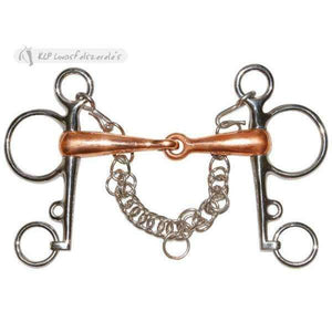 Pelham Bit Stainless Steel With Copper Mouth