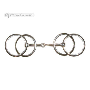 Ring Snaffle Bit Stainless Steel With 4 Rings