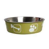 Karlie Feeding Bowl Inox Bella Kena - 14cm - 450ml (Green)