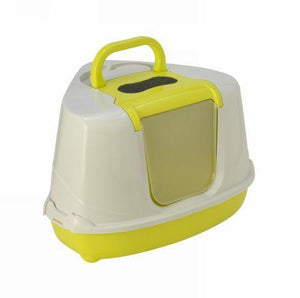 Moderna Flip Corner Cat Litter Box 'Yellow'