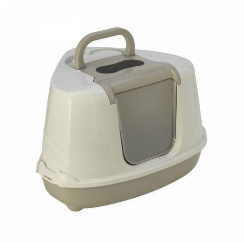 Moderna Flip Corner Cat Litter Box 'Sand'