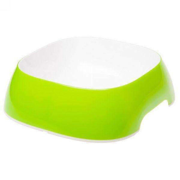 Ferplast Glam Large Plastic Bowl For Dogs And Cats Green