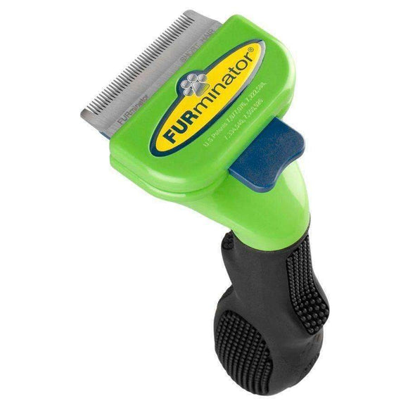 FURminator Short Hair DeShedding Brush for Small Dogs