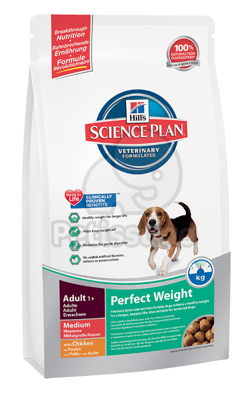 Hill's Canine Adult Perfect Weight Medium Chicken 10kg