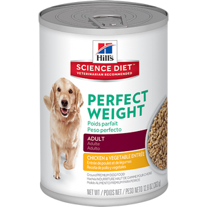 Hill's Canine Adult Perfect Weight Chicken & Vegetables - Can 360g