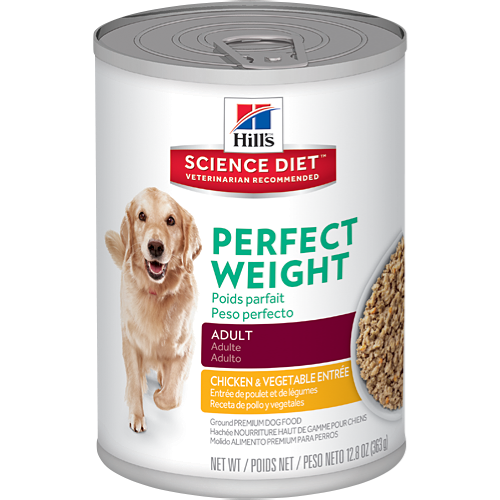 Hill's Canine Adult Perfect Weight Chicken & Vegetables - Can 360g