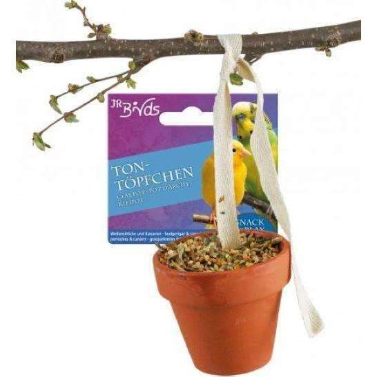 JR Birds Clay Pots for small parakeets 80g