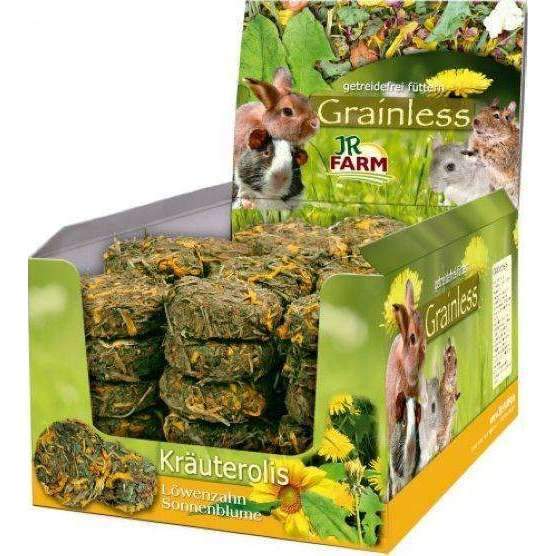 JR Grainless herb rolls Dandelion-Sunflower 70gr