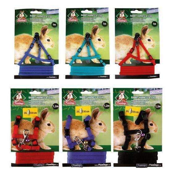 Karlie Flamingo Harness And Lead For Rabbits - 120cm (Assorted Colors)