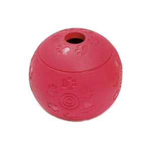 Karlie Dog Toy Ruffus Solid Rubber Feeding Ball  (11cm)