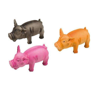 Karlie Dog Toy Latex Pig 22cm Assorted