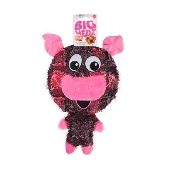 Karlie Flamingo Big Hedz Plush Squeaker Toy 32cm