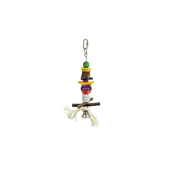 Karlie Bird Toys lava wooden bell size 27cm toys for birds