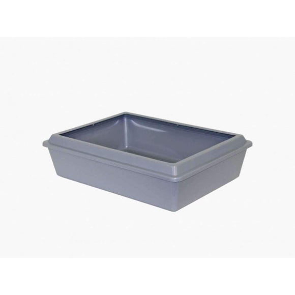 Moderna Classic Tray litter box  + rim  - 'Grey' 50cm