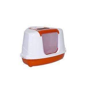 Moderna Flip Corner Cat Litter Box 'Orange'