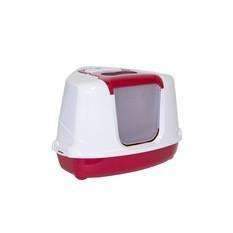 Moderna Flip Corner Cat Litter Box 'Red'