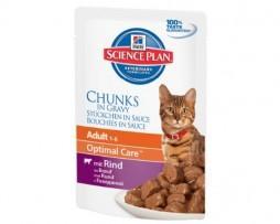 Hill's Feline Adult Beef - Pouch 12x85g