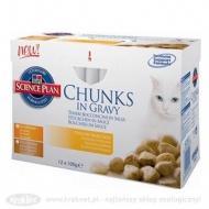 Hill's Feline Adult Poultry Megapack - Pouch 12x85g 6xChicken,6xTurkey