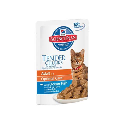Hill's Feline Adult Ocean Fish -Pouch 12x85g