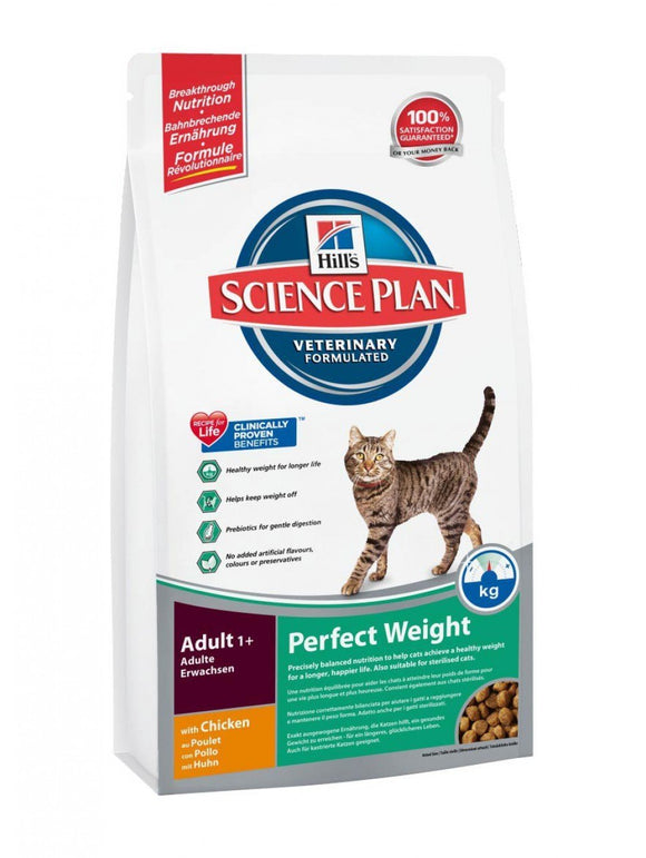 Hill's Feline Adult Perfect Weight Chicken 1,5kg