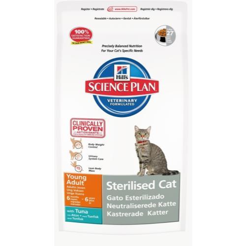 Hill's Feline Young Adult Sterilised Cat Tuna 1,5kg