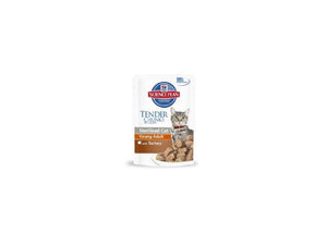 Hill's Feline Young Adult Sterilsed Cat Turkey - Pouch 12x85g