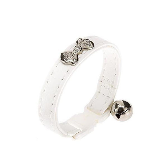 Ferplast Joy Cat C 12/22 Irnitation Leather Collar White