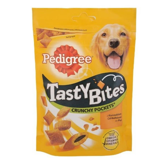Pedigree Tasty Bites Crunchy Pockets With Chicken - 95g