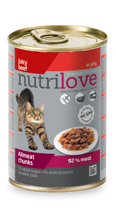 Nutrilove Adult Cat Beef - Can 400gr