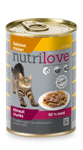 Nutrilove Adult Cat Chicken - Can 400gr
