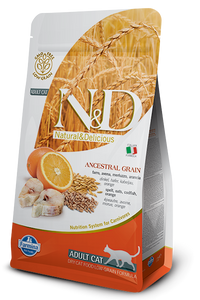 Farmina N&D Low Grain Cod Fish & Orange Adult - 300g