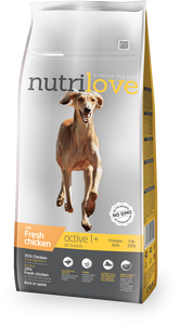 Nutrilove Active Dog Chicken - 12kg