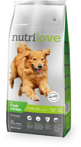 Nutrilove Mature Dog Chicken - Dry 12kg