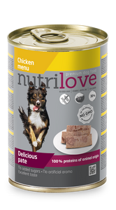 Nutrilove Adult Dog Chicken - Pate 400gr