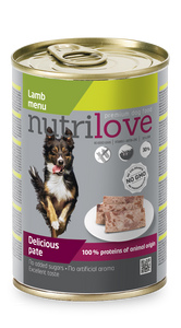 Nutrilove Adult Dog Lamb - Pate 400gr