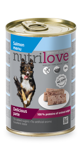 Nutrilove Adult Dog Salmon - Pate 400gr