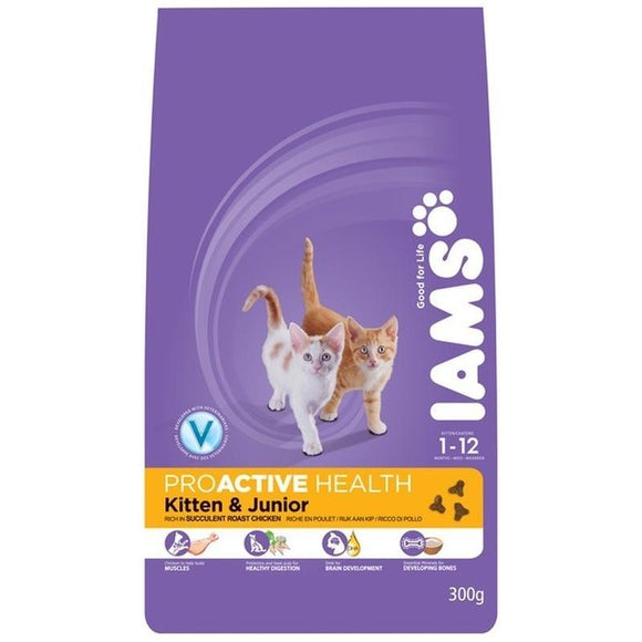 Iams Cat Kitten & Junior Chicken 300g