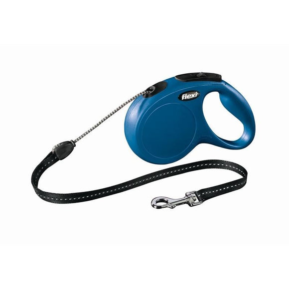 Flexi New Classic M Cord 5m Blue