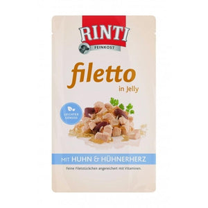 Rinti Filetto Chicken & Chicken Heart In Jelly - 125g