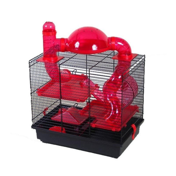 Inter-Zoo Teddy Lux I Rocky + Terrace Cage 420 x 290 x 500mm