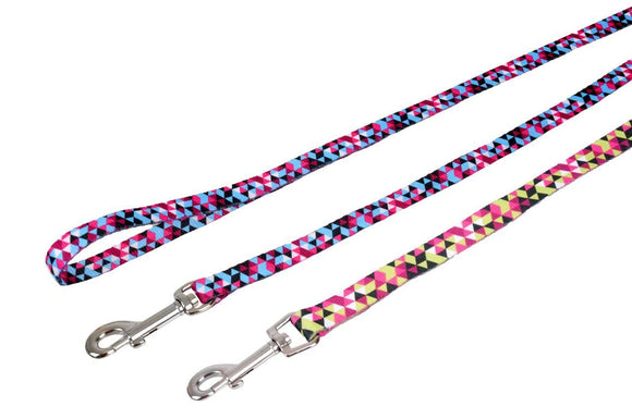 Karlie Leash Geo - Blue - 100cm x 15mm