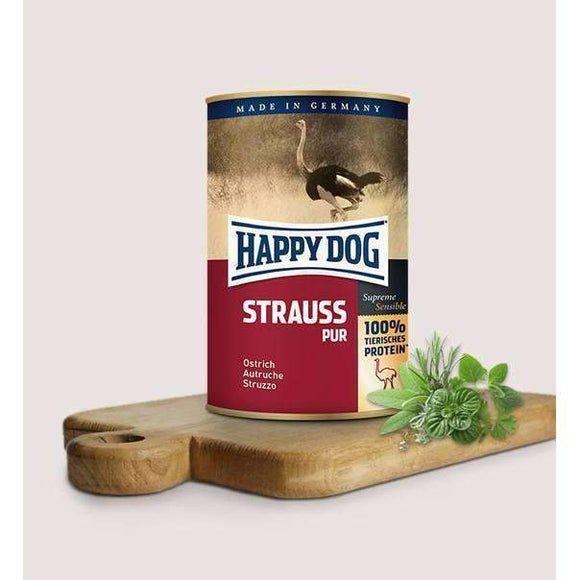 Happy Dog Pure Ostrich - 12x400g