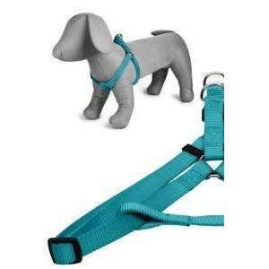 Papillon Nylon Harness, 10 mm x 26-40 cm, Turquoise